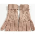 thumbnail image 2 of Moda invierno cálido tejido 3 piezas sombrero guante y bufanda conjunto para hombres mujeres niños brillar Electrónica, 2 of 3