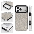 thumbnail image 5 of Wallet Case For Apple iPhone Air / 17 Pro / 17 Pro Max Series with Card Holder, PU Leather Kickstand Card Slots Screen Protector Included For iPhone 17 Series, Mosaic Tile Print, 5 of 8