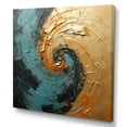 thumbnail image 2 of Designart "Swirl Vortex In The Desert Mirage IV" Abstract Spirals Canvas Art Print, 2 of 7