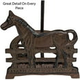 thumbnail image 6 of Urbalabs Cast Iron Farmhouse Paper Towel Holder Horse Metal Paper Towel Holder Roll Paper Towel Stand for Farmhouse Kitchen Decor Bathroom Home Country Decor (Horse), 6 of 7