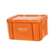 thumbnail image 5 of Contenedor industrial de PP, apilable, para zapatos Naranja, 5 of 9