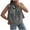 #7 Black, variant on Clearance Staron Tank Top for Women High Neck Summer Loose Tops Plaid Ruffle Sleeveless Tie Front Tank Tops Trendy Casual Shirts