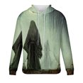 thumbnail image 4 of Nmnitkp Unisex Hoodies 3D Print Galaxy Pullover Hooded Sweatshirt Hoodies with Big Pockets for Teen Men, Teen Boy, Women & Halloween Trendy and Fashionable Hoodies, 4 of 4