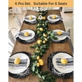 thumbnail image 4 of 15 Inch Round Placemats Set of 6, Valentine's Day Non Slip Heat Insulation PP Table Mats, Love Branches Vintage Wood Grain Black Washable Place Mats for Kitchen Dining Party Table Decor, 4 of 7