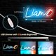 thumbnail image 4 of Letrero de neón LED JHFart Liam Fútbol USB regulable 36 x 14 cm, 4 of 4
