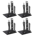 thumbnail image 3 of 4pcs Bookends Black Architectural Style Decorative Non Slip Metal Desktop Bookend Book Stand DIY Book Storage Rack Guangzhou, 3 of 9