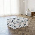 thumbnail image 3 of Animal Foldable Mattress, Mom Elephants Woodland, 74.8" x 35.4", Multicolor, by Ambesonne, 3 of 6