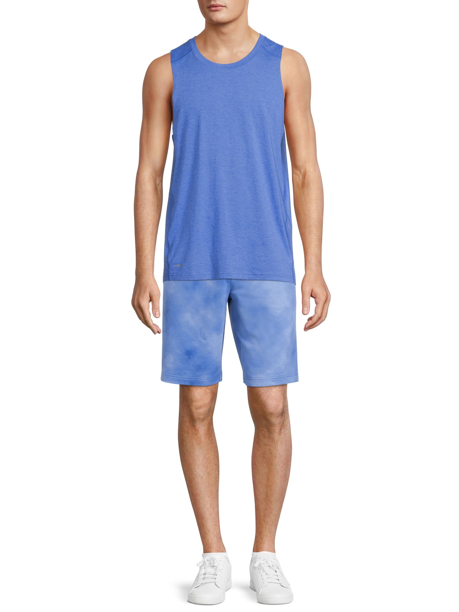 Athletic Works Men's and Big Men's Active Tri Blend Tank Top, up to Size 5XL
