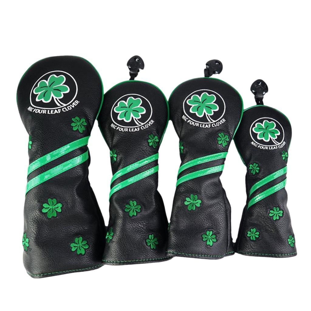 Axioma 4x Waterproof Golf Club Head Cover Wood Driver Headcover Embroidery Pattern With 40x30cm