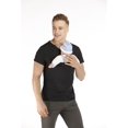 thumbnail image 4 of Dad and Mom Kangaroo Carrier Shirt Mens Top Women's Slim Tee Versatile Use Convenient Pockets T-Shirt, 4 of 9