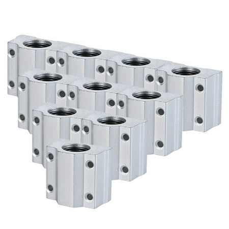 Linear Bearing - 10pcs SCS8UU 8mm Linear Motion Ball Bearing Block CNC Router Slide Unit 3D Printer DIY Kit Parts Accessories
