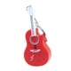 thumbnail image 4 of Llavero de guitarra pequeña, llavero, llaveros, recuerdo de fiesta, regalo de cumpleaños, lindo con sonido Rojo, 4 of 9