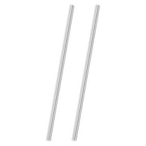 Uxcell 2-Pack 304 Stainless Steel Solid Round Rod, 8x250mm Metal Solid Shaft Rods for DIY Craft[0.31x9.84IN]
