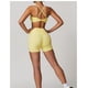 thumbnail image 3 of Conjuntos de entrenamiento for mujer, sujetador deportivo de 2 piezas, camiseta sin mangas, leggings de cintura alta, ropa deportiva for gimnasio y yoga, top de entrenamiento for mujer, 3 of 6