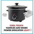 thumbnail image 4 of Courant CSC-5024K 5qt Round Slow Cooker Matt Black, 4 of 8