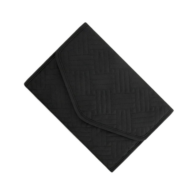 kurtrusly Jewelry Bagsmart Travel Functional Storage For Barrettes Soft To Touch - Eco-friendly Polyester black Large size