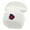 White, variant on Dominican Flower Embroidered 12 Inch Long Knitted Beanie - White OSFM