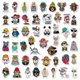 thumbnail image 3 of Funny Animals Stickers, Set of 50, Waterproof and UV Resistant, Great for All Your Gadgets, 3 of 5