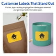 thumbnail image 4 of Avery Rectangle Scalloped Labels, Bright Yellow, 2" x 3", 640ct, 4 of 11