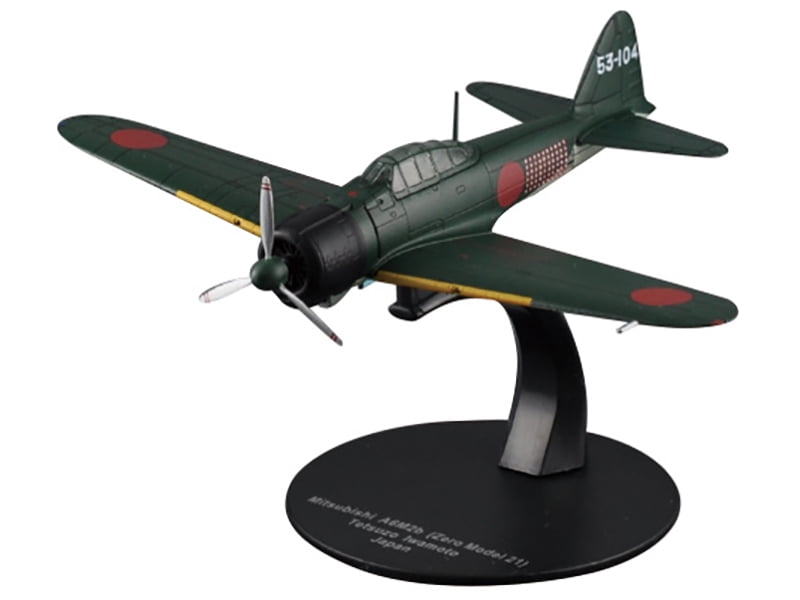 Mitsubishi A6M2B Aircraft "Tetsuzo Iwamoto" Imperial Japanese Navy Air Service 1/72 Diecast Model by DeAgostini