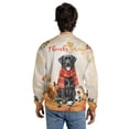thumbnail image 5 of Happy Thanksgiving Labrador Retriever with Turkey Pumpkins Autumn Vibes All Over Print 3D Sweatshirt Unisex Merch Lab Dog Lover Gifts - 12018, 5 of 6