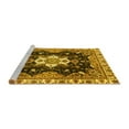 thumbnail image 2 of Ahgly Company Machine Washable Indoor Rectangle Geometric Yellow Traditional Area Rugs, 3' x 5', 2 of 4