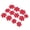 Red, variant on Riousery 12Pcs Pot Pan Protectors Set, Premium Felt Cookware Dividers Separators for Kitchen Supplies, Scratch-Resistant Stacking Pads, 3 Sizes (12.2 inches / 31 cm Max), Vibrant Red