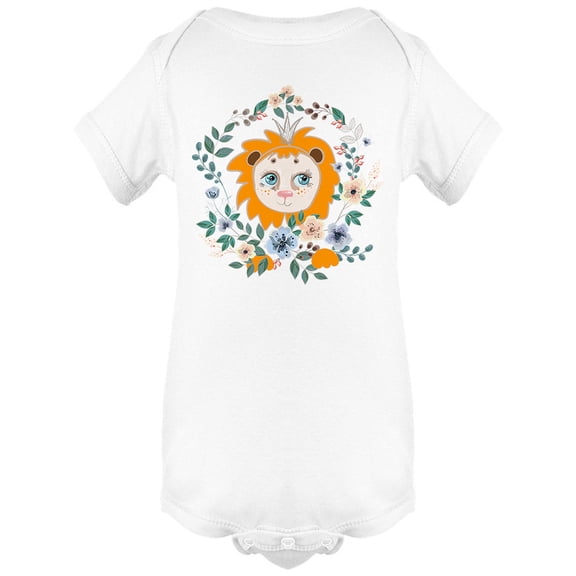 Kind Cute Lion Cub Bodysuit Infant -Image by Shutterstock,  Newborn