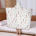 thumbnail image 5 of White Ballerina Swan Pattern Hooded Bath Towel，50"x30" for Ages 3 To 12 Kids, Quick Dry Lightweight Soft Microfiber Hood Beach Towel Cover Up for Kids, 5 of 7