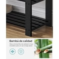 thumbnail image 3 of Banco Zapatero de Bambú, Estante para Zapatos de 3 Niveles, para Entrada, Sala de Estar, 3 of 8