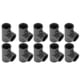 thumbnail image 3 of Conector de junta en forma de T Ticfox 10 Uds acoplador de tubería de agua accesorios de tubo de 3 vías 20mm, 3 of 13