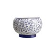 thumbnail image 1 of Maceta de cerámica de porcelana azul y blanca de estilo chino, for el hogar, de lujo, for sala de estar, con orquídeas., 1 of 5