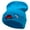 Aqua, variant on Car Wedding Balloons Embroidered 12 Inch Long Knitted Beanie - Navy OSFM