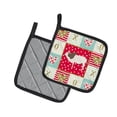 thumbnail image 2 of Carolines Treasures CK5257PTHD Malvi Cow Love Pair of Pot Holders, 7.5HX7.5W, multicolor, 2 of 4