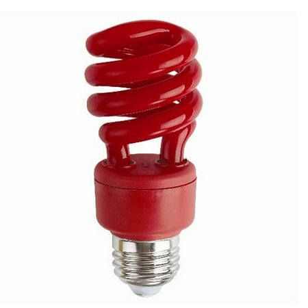 

SUNLITE Compact Fluorescent 13W Super Mini Twist Red Colored CFL bulb