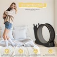 thumbnail image 3 of Homall Roue d'Exercice pour Chat, Grande Roue de Course de 42 Pouces pour Chat avec Mécanisme de Verrouillage/roue Silencieuse/piste Tapis, Tapis Roulant pour Chats d'Intérieur, Noir, 3 of 7