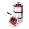 thumbnail image 4 of segolike 1 Inch Tire Wheel Replacement Professional Metal Wheel Rim RC Metal Hub for 1/18 red, 4 of 9