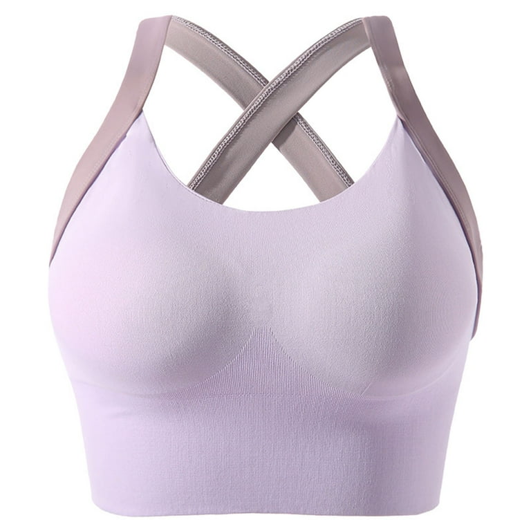 1pc High-intensity Shockproof Sports Bra With Push-up And Shaping