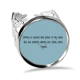 thumbnail image 1 of Qoutes gente famosa Healing dolor silencioso corazon Anillo de compromiso de boda de amor ajustable Unbranded M, 1 of 3