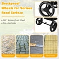 thumbnail image 4 of Infans High Landscape Baby Stroller Pushchair w/ Expandable & Footmuff Canopy, 4 of 7