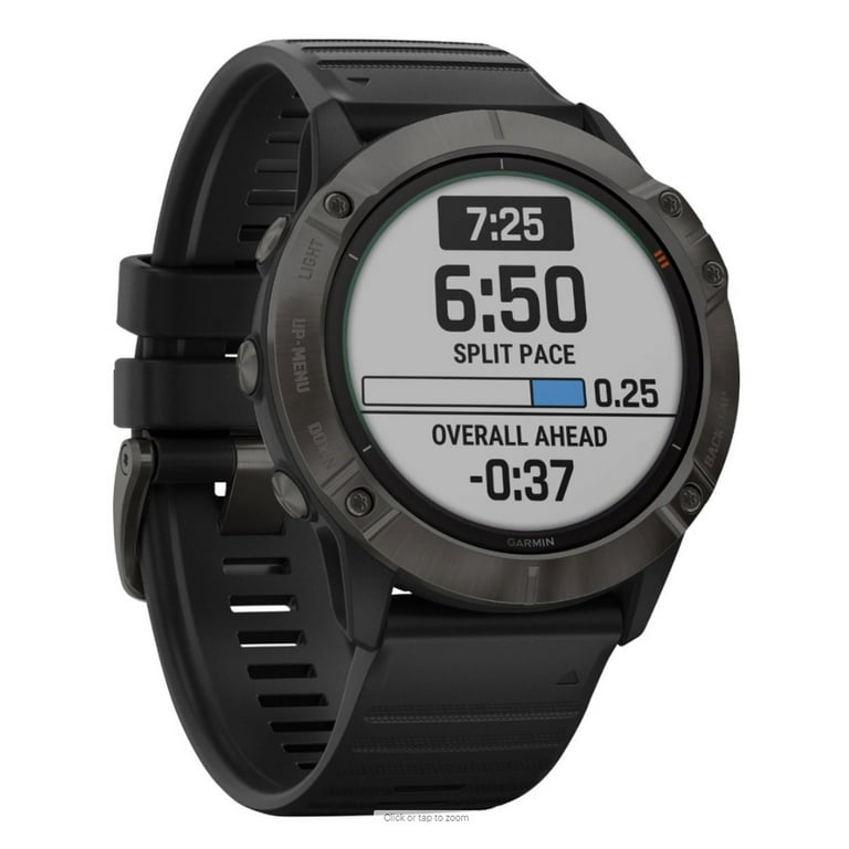 Garmin Fenix 6X Pro Solar (GPS) Black Silicone Case Band Garmin Fenix 6X Pro Solar (GPS) Black Silicone Case Band