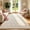 5'x7', variant on Soft Cozy  Arch Waves  High-Low Textured Area Rug 5'x7' Non Slip Washable Minimalist Modern Graphic Rainbow Carpet for Living Room Bedroom Bathroom Dining Room, Cream