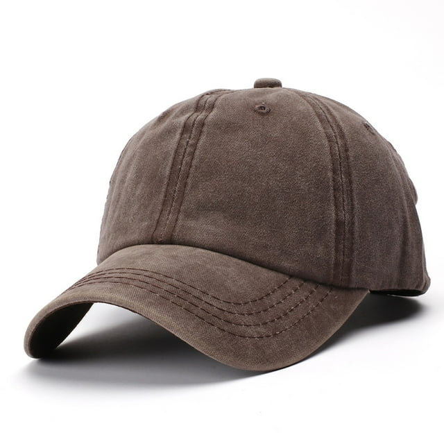 Unisex Children Casual Solid Baseball Hat Adjustable Washed Baseball Cap
