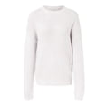 thumbnail image 2 of Gibobby suéteres de invierno de punto Mujer 2023 invierno otoño sólido cuello cuello globo manga larga suéteres pulóver ropa de abrigo (Blanco, M), 2 of 5