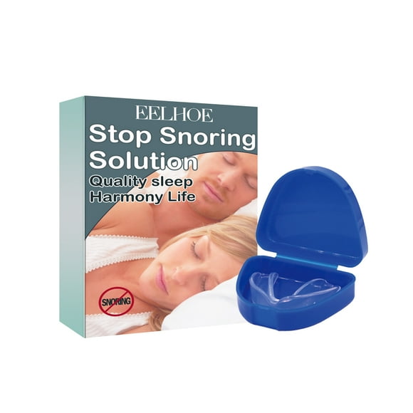 Stop Snoring Solution Anti-Snoring Mouth Guard Sleep Mouthguard with Storage Box
