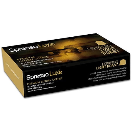 Spresso Luxe Light Roast Coffee Capsules  Walmart.com