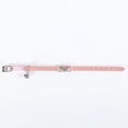 thumbnail image 2 of Collar de gato Heart Bling con cinturón de seguridad y campana ajustable de 11 pulgadas para gatos gatitos (rosa), 2 of 4