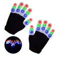 thumbnail image 2 of Guantes LED, guantes luminosos para niños, guantes luminosos de 6 modos para fiestas, bailes, festivales, Navidad, noche de hogueras, obsequios, regalos de fiesta de cumpleaños infantiles, correr,, 2 of 7