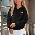 thumbnail image 6 of BOOMNY Child Girls Hoodie Zip Up Cherry Graphic Long Sleeve Hoodies for Kids Fashion Fall Winter Hooded Sweatshirts with Pocket, 6 of 6