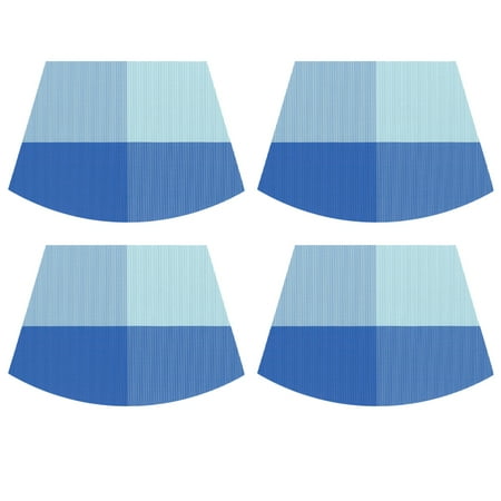 

Table Place mats Set of 4 Plate mats Heat Resistant Woven Table Mats
